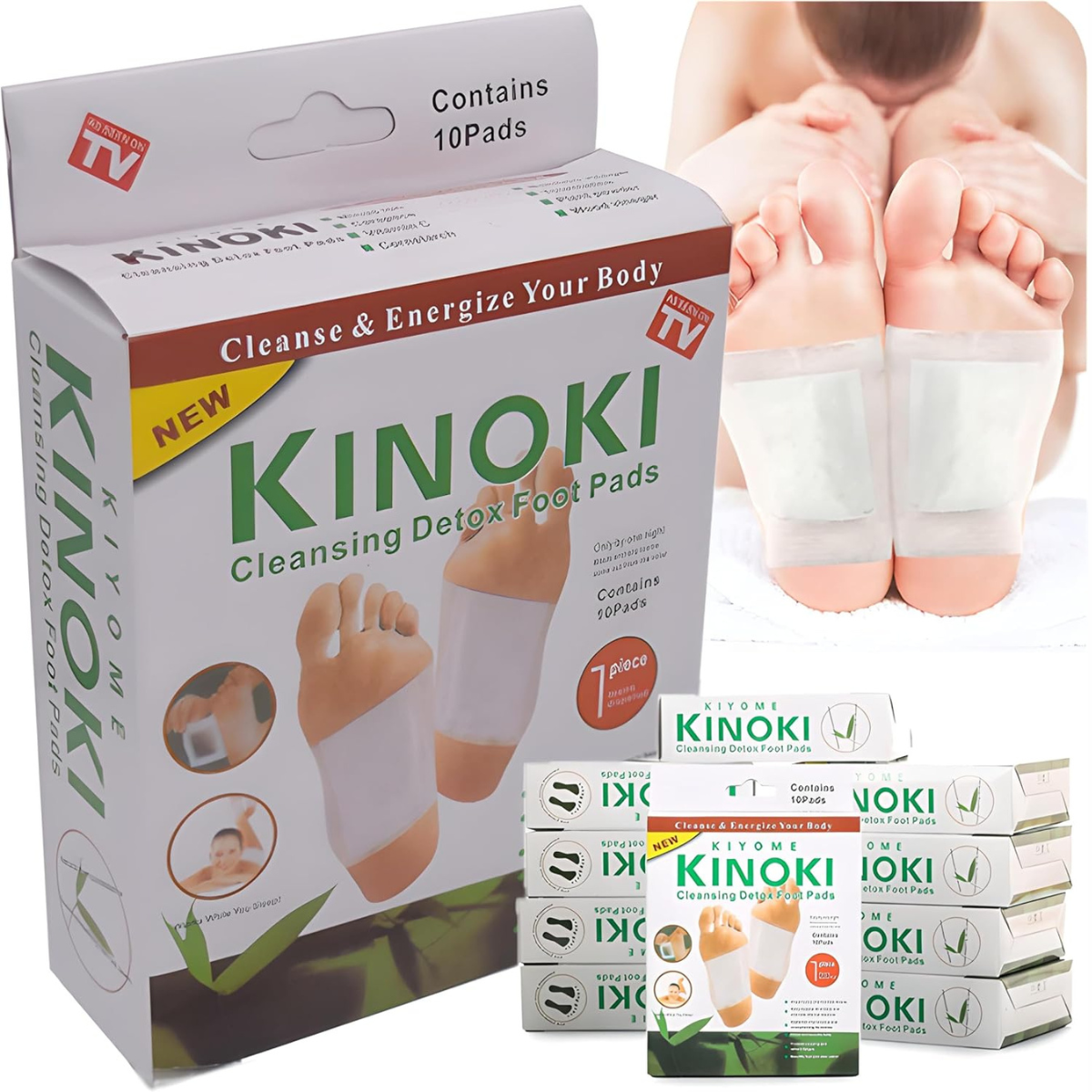 PACK 3 CAJAS KINOKI